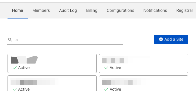 Cloudflare dashboard showing domain with Active status